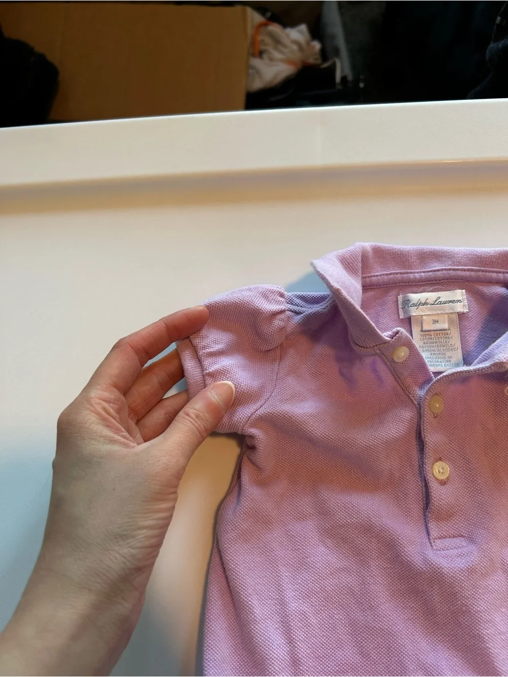 Ralph Lauren Lavender Polo Shirt Dress for Girls